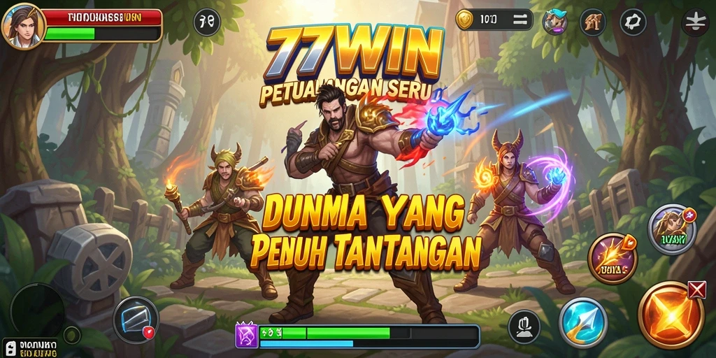 Tampilan gameplay menakjubkan di dunia petualangan 77WIN.