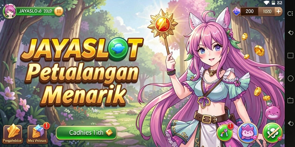 Tampilan screenshot <strong>JAYASLOT</strong> yang menarik dengan gameplay seru dari dunia Anime.