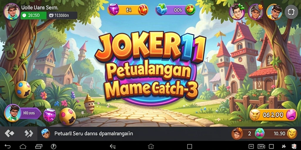 Tampilan gameplay seru dan penuh warna di JOKER11.