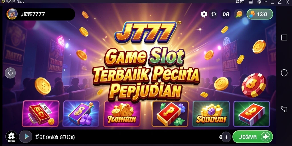 Tampilan gameplay JT777 yang penuh aksi dan fitur bonus menarik.