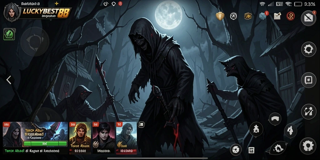 Tampilan gameplay menyeramkan dari LUCKYBEST88 yang penuh ketegangan.