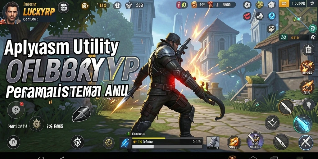 Tampilan antarmuka LUCKYRP yang modern dan responsif.
