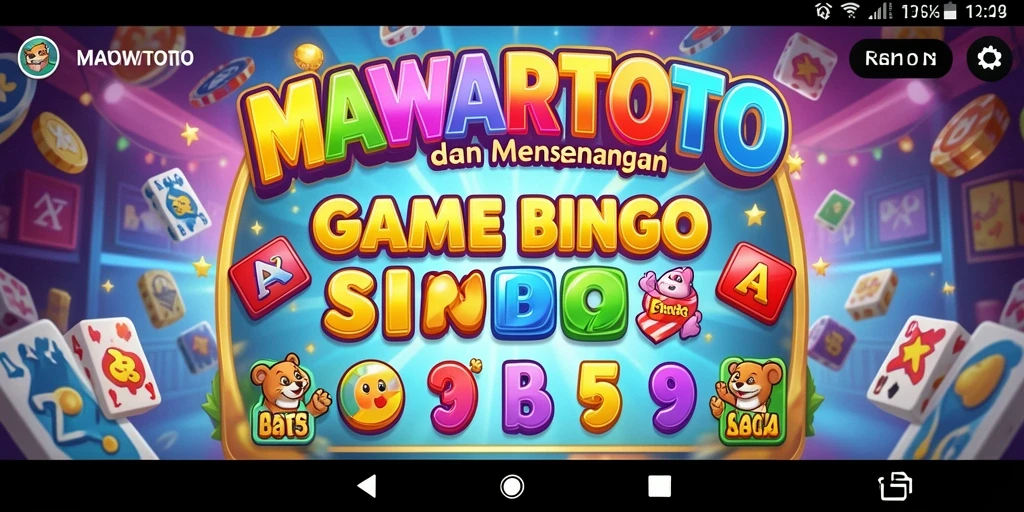 Tampilan permainan Bingo yang menarik dan interaktif di MAWARTOTO.