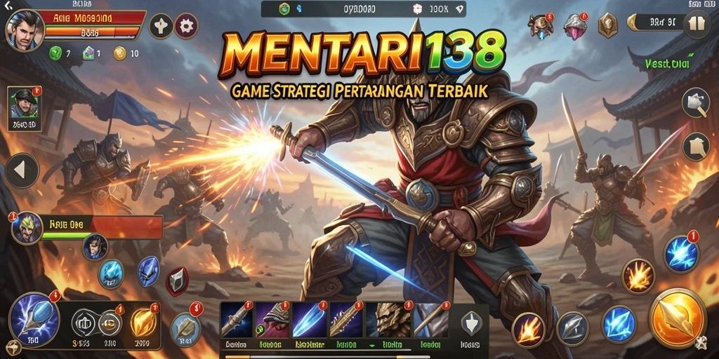 Tampilan menarik dari gameplay MENTARI138 yang menonjolkan strategi dan pertempuran.
