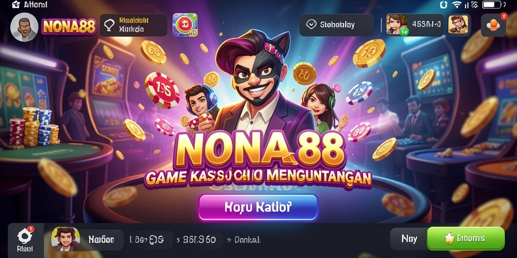 Tampilan menarik dari gameplay Kasino NONA88.