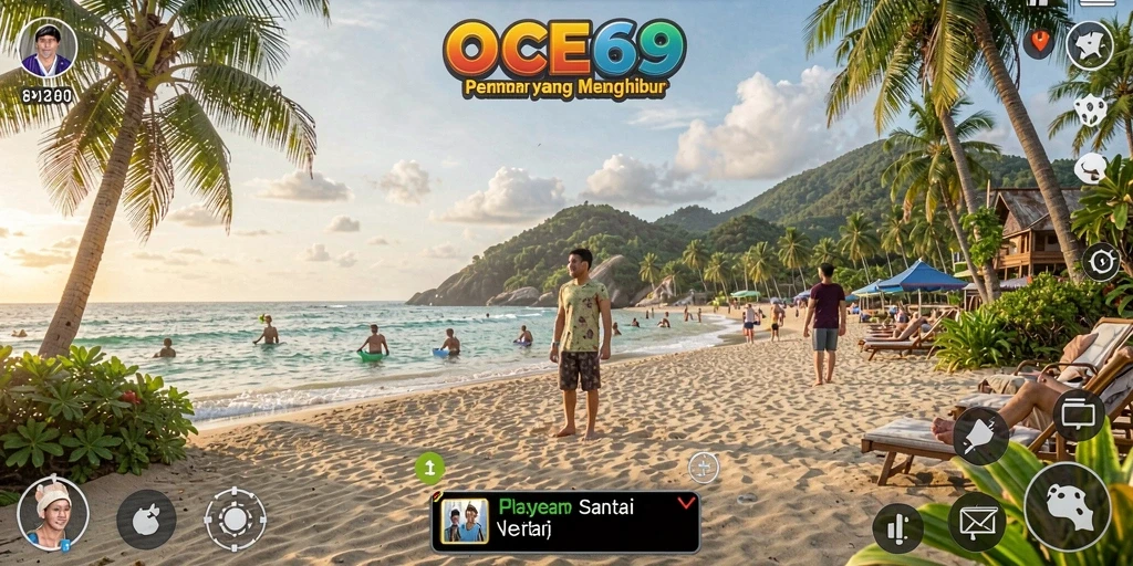 Gameplay OCE69 yang menakjubkan dan menghibur di layar.